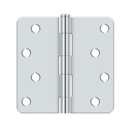 Patioplus Polished Chrome Hinge, Polished Chrome, 4 x 4 x 0.25 in. PA3857666